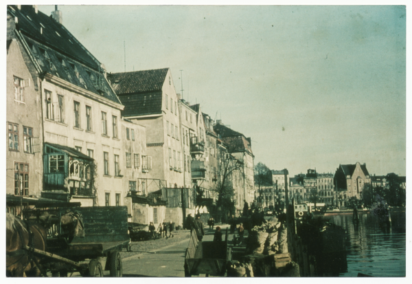 Königsberg (Pr.), Kaistraße "Am Blauen Turm" mit Blick zur Lindenstraße