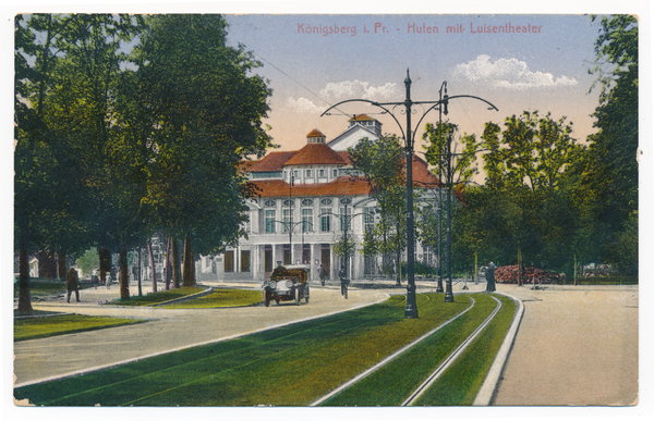 Königsberg (Pr.), Hufenallee, Neues Schauspielhaus, Luisentheater