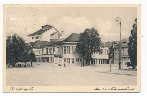 Königsberg (Pr.), Hufenallee, Neues Schauspielhaus, Luisentheater