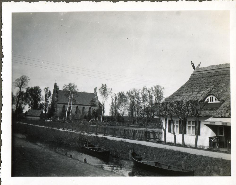 Gilge, Blick zur ev. Kirche