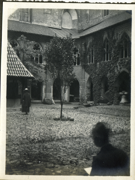 Marienburg (Westpr.), Blick in den Innenhof der Ordensburg