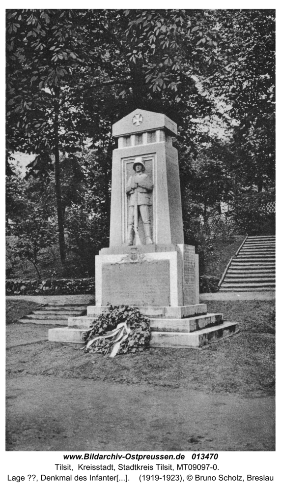 Tilsit, Lage ??, Denkmal des Infanterie-Regiments v. Boyen (5. Ostpr.) Nr. 41