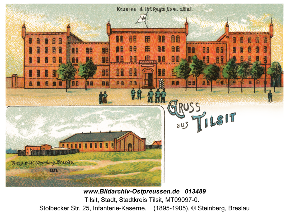 Tilsit, Stolbecker Str. 25, Infanterie-Kaserne