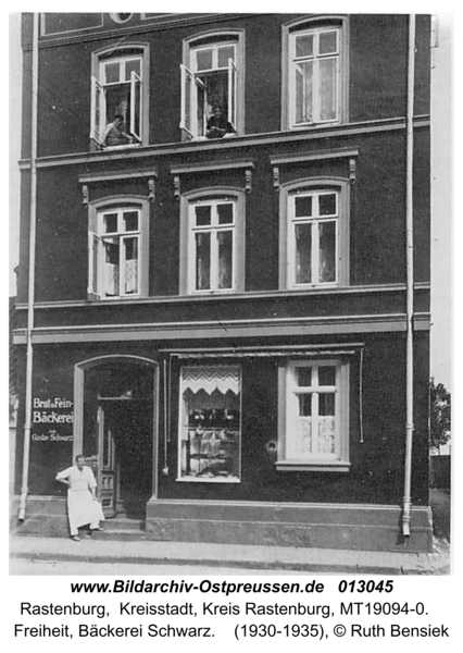 Rastenburg, Freiheit, Bäckerei Schwarz