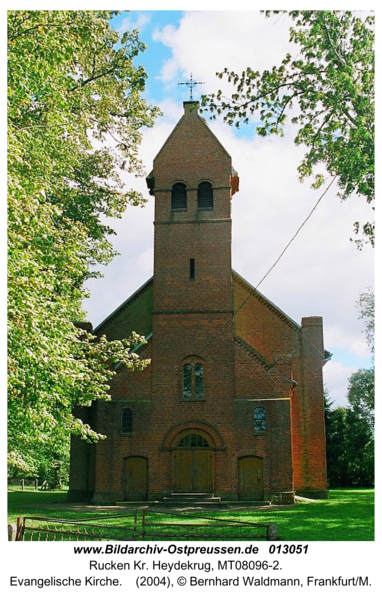 Rucken Kr. Heydekrug, Evangelische Kirche