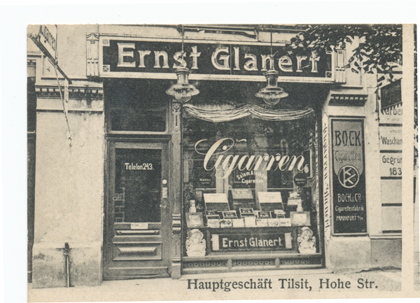 Tilsit, Hohe Str. 78, Cigarren-Glanert