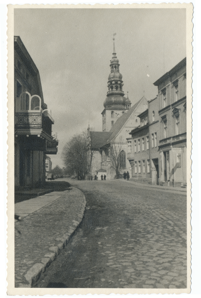 Tilsit, Schloßmühlenstraße, Blick zur Deutschen Kirche