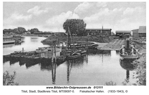 Tilsit, Fiskalischer Hafen