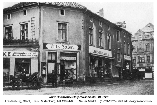 Rastenburg, Neuer Markt