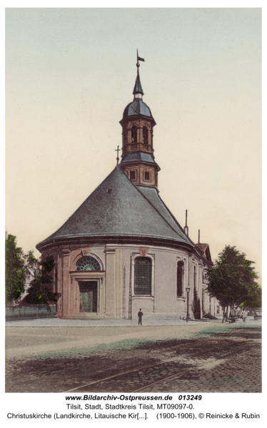 Tilsit, Christuskirche (Landkirche, Litauische Kirche), Blick von Westen