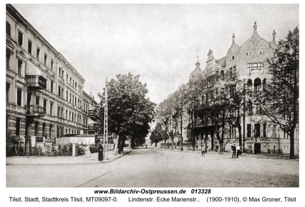 Tilsit, Lindenstr. Ecke Marienstr.