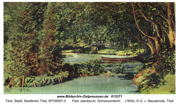 Tilsit, Park Jakobsruh, Schwanenteich