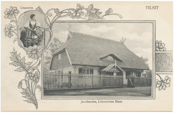 Tilsit, Park Jakobsruh, Litauer-Heimathäuschen