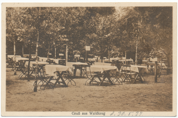 Waldkrug Stadtkr. Tilsit, Waldkrug an der Straße von Tilsit nach Heinrichswalde