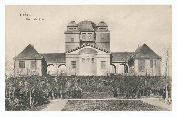 Tilsit, Krematorium auf dem Waldfriedhof