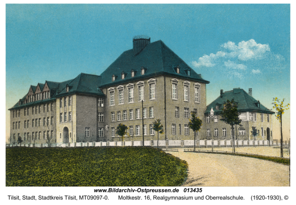 Tilsit, Moltkestr. 16, Realgymnasium und Oberrealschule