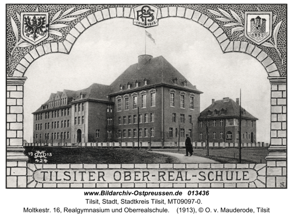 Tilsit, Moltkestr. 16, Realgymnasium und Oberrealschule