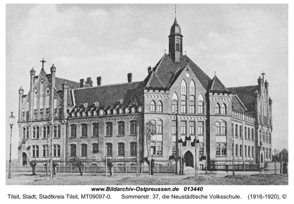 Tilsit, Sommerstr. 37, die Neustädtische Volksschule