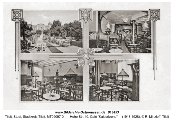 Tilsit, Hohe Str. 40, Café "Kaiserkrone"