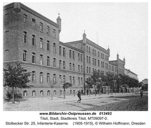 Tilsit, Stolbecker Str. 25, Infanterie-Kaserne