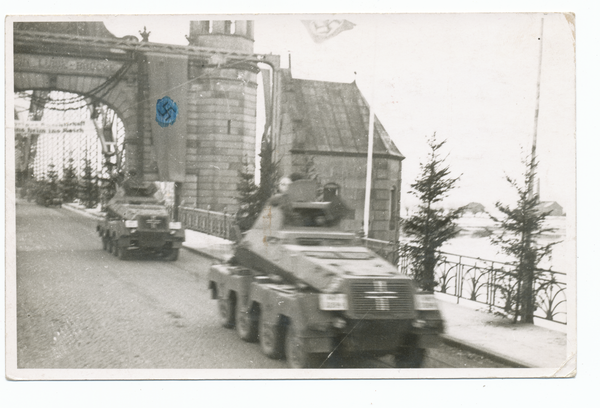 Tilsit, Luisen-Brücke, Feiern zur Rückkehr des Memellandes ins Deutsche Reich