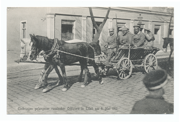 Tilsit, 08.05.1915, kriegsgefangene russische Offiziere