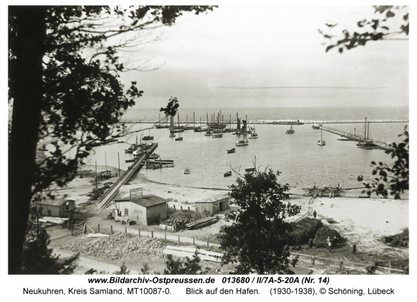 Neukuhren, Blick auf den Hafen