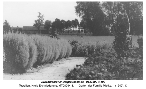 Tewellen, Garten der Familie Mielke