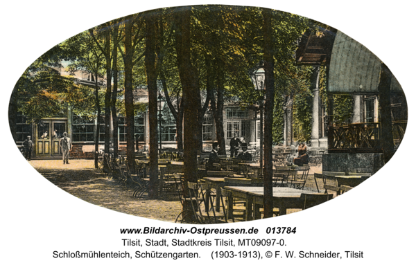 Tilsit, Schloßmühlenteich, Schützengarten