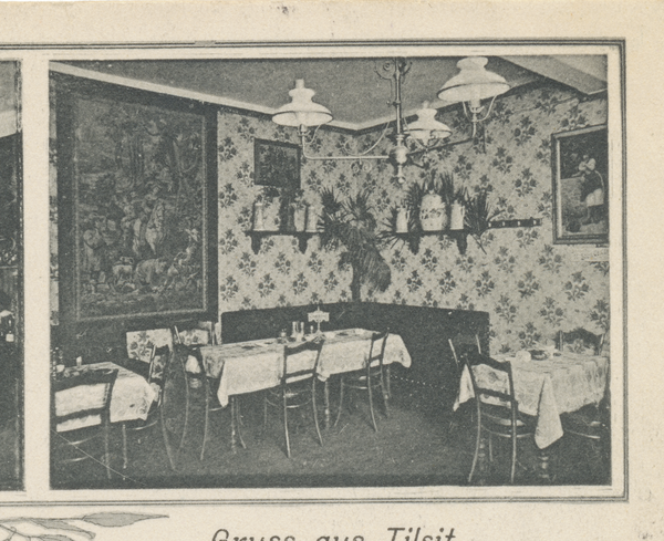 Tilsit, Hohe Str. 52, Restaurant "Zum Kurfürst", Inh. Wilhelm Stillger