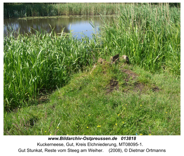 Kuckerneese, Gut Stunkat, Reste vom Steeg am Weiher