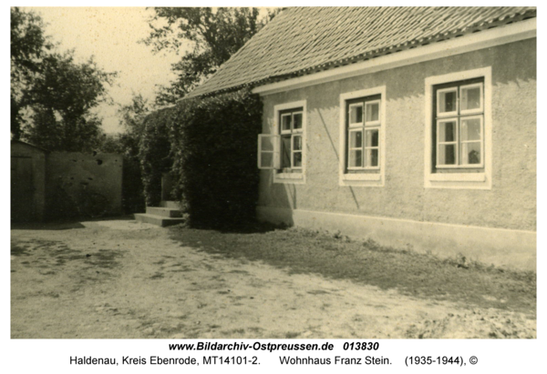 Haldenau, Wohnhaus Franz Stein