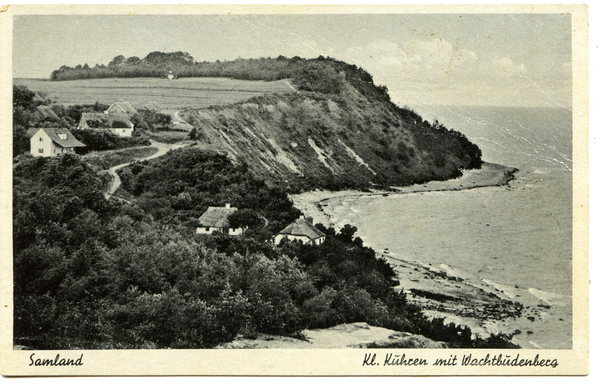 Klein Kuhren, Dorf mit Wachtbudenberg