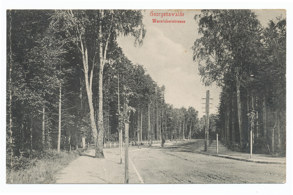 Georgenswalde, Straße nach Warnicken