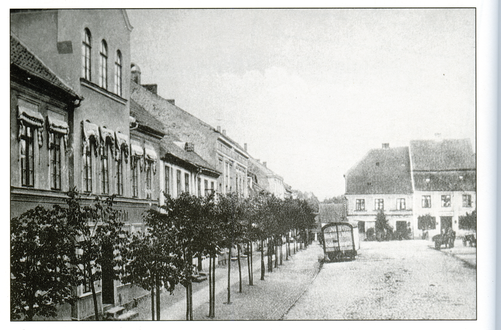 Gerdauen, Häuser am westlichen Teil des Marktes