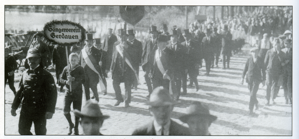 Gerdauen, Gesangverein bei der Tannenbergfeier