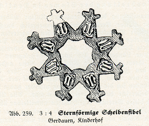 Kinderhof, Sternförmige Scheibenfibel