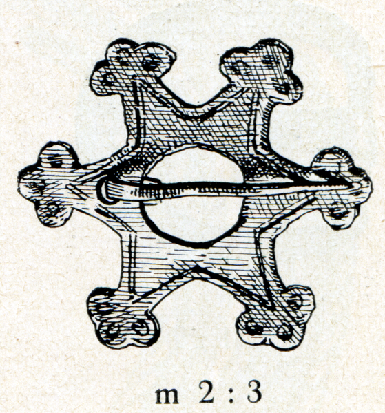 Splitter, Sternförmige Fibel