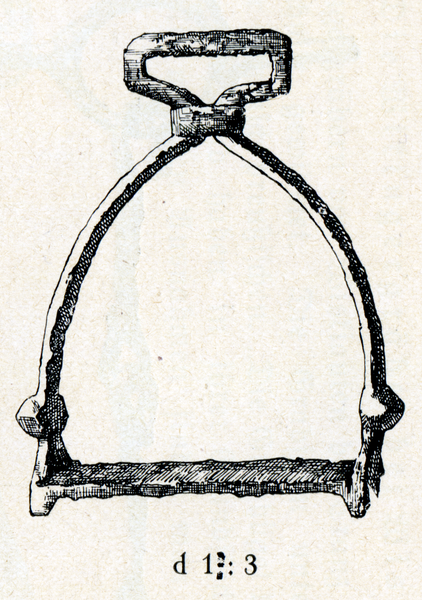 Schulstein, Steigbügel mit geradem Trittteil