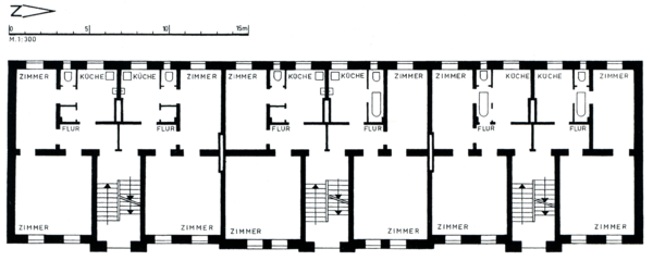 Königsberg (Pr.) (Калининград), fr. Luisenallee 37, Wohnhaus, Grundriss Erdgeschoss