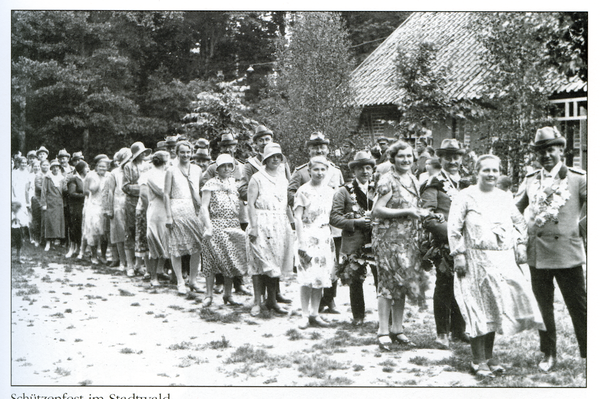 Gerdauen, Schützenfest im Stadtwald