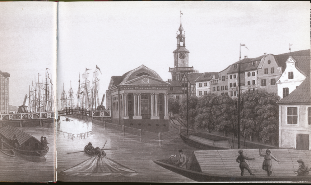 Königsberg (Pr.), Grüne Brücke, Alte Börse und grünes Tor