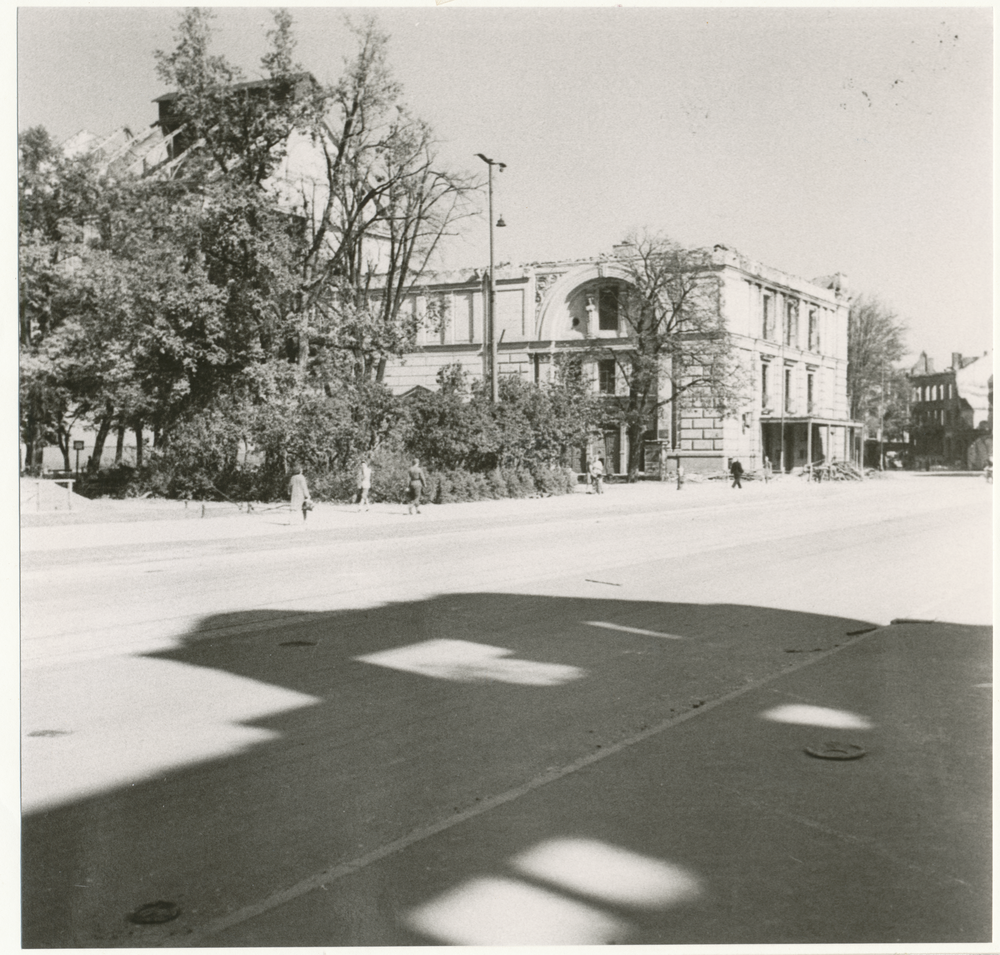 Königsberg (Pr.), Paradeplatz, Opernhaus, Kriegszerstörungen