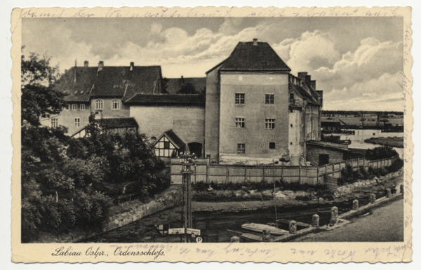 Labiau, Königsberger Straße, Ordensschloss, Rückseite, Ansicht von Westen