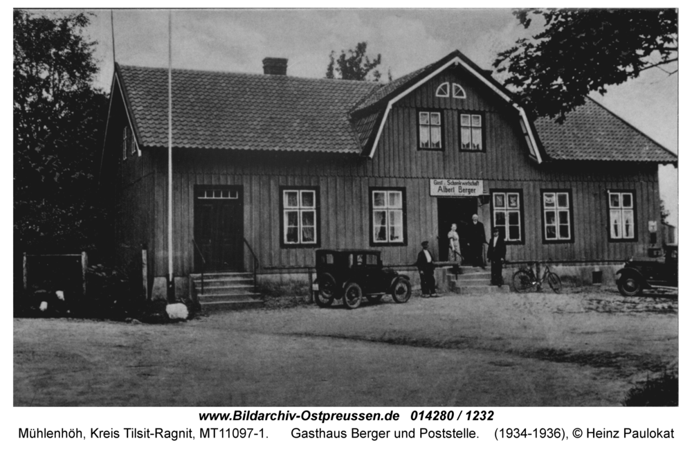 Mühlenhöh, Gasthaus Berger und Poststelle