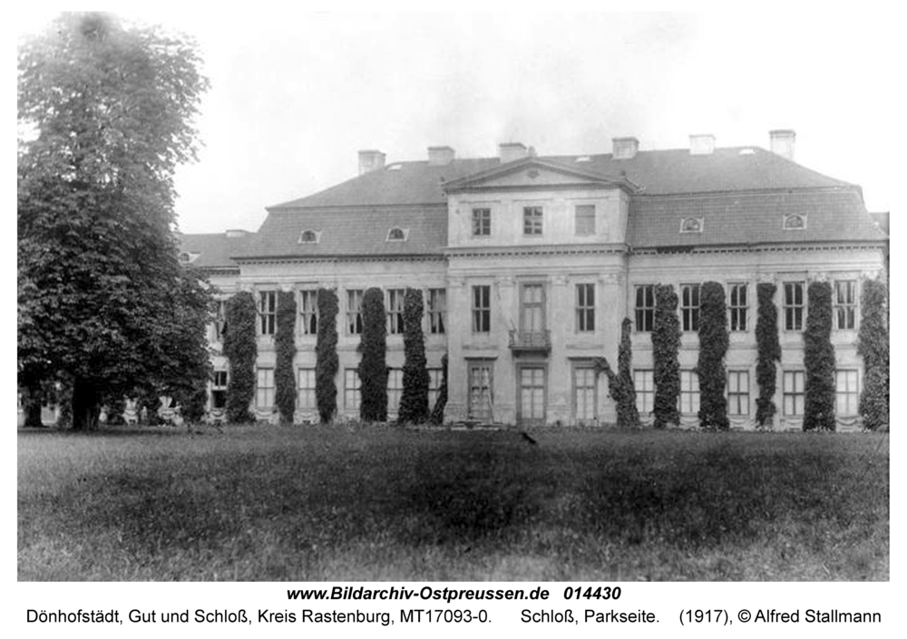 Dönhofstädt, Schloß, Parkseite