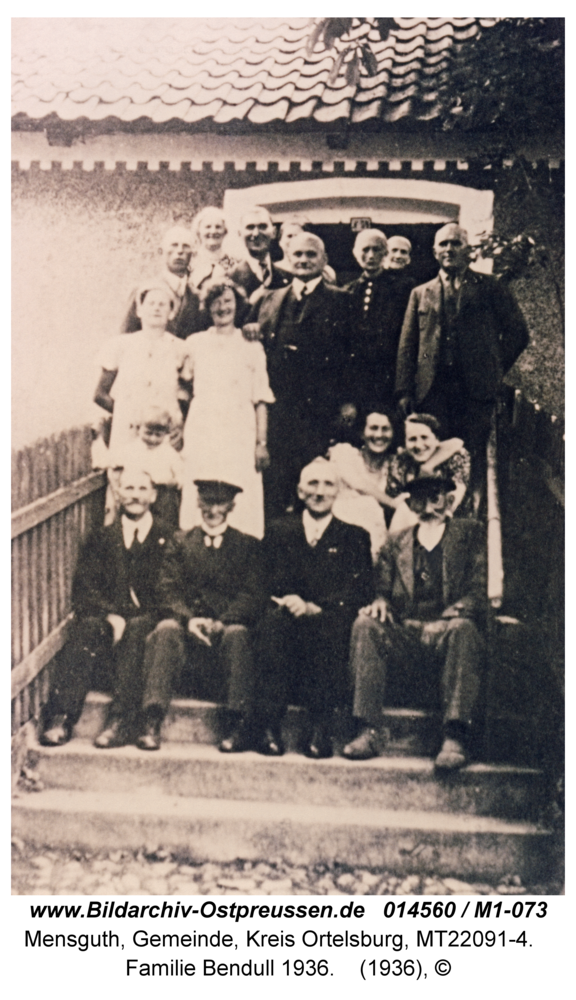 Mensguth, Familie Bendull 1936