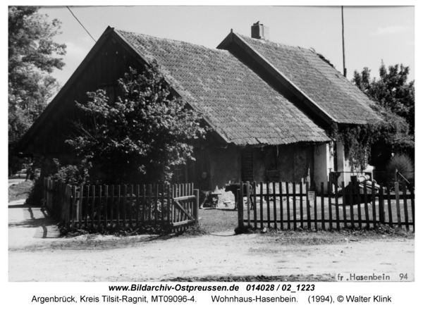 Argenbrück, Wohnhaus-Hasenbein