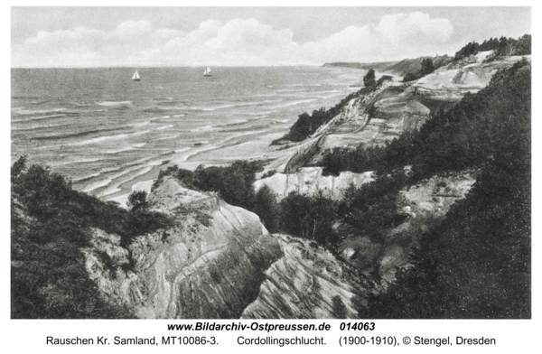 Rauschen Kr. Samland, Cordollingschlucht