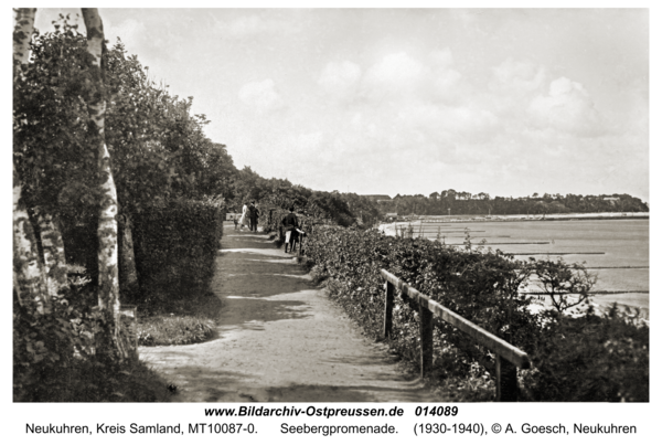 Neukuhren, Seebergpromenade